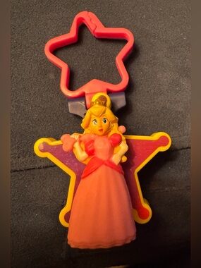 2026 Princess Peach Super Mario Galaxy Toy Keychain Collectible from McDonald's